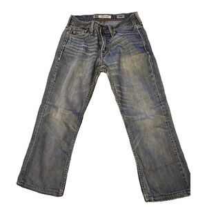 Men's BKE Denim Buckle Carter Jeans Size 28S 28x24 Dark Wash Y2K‎